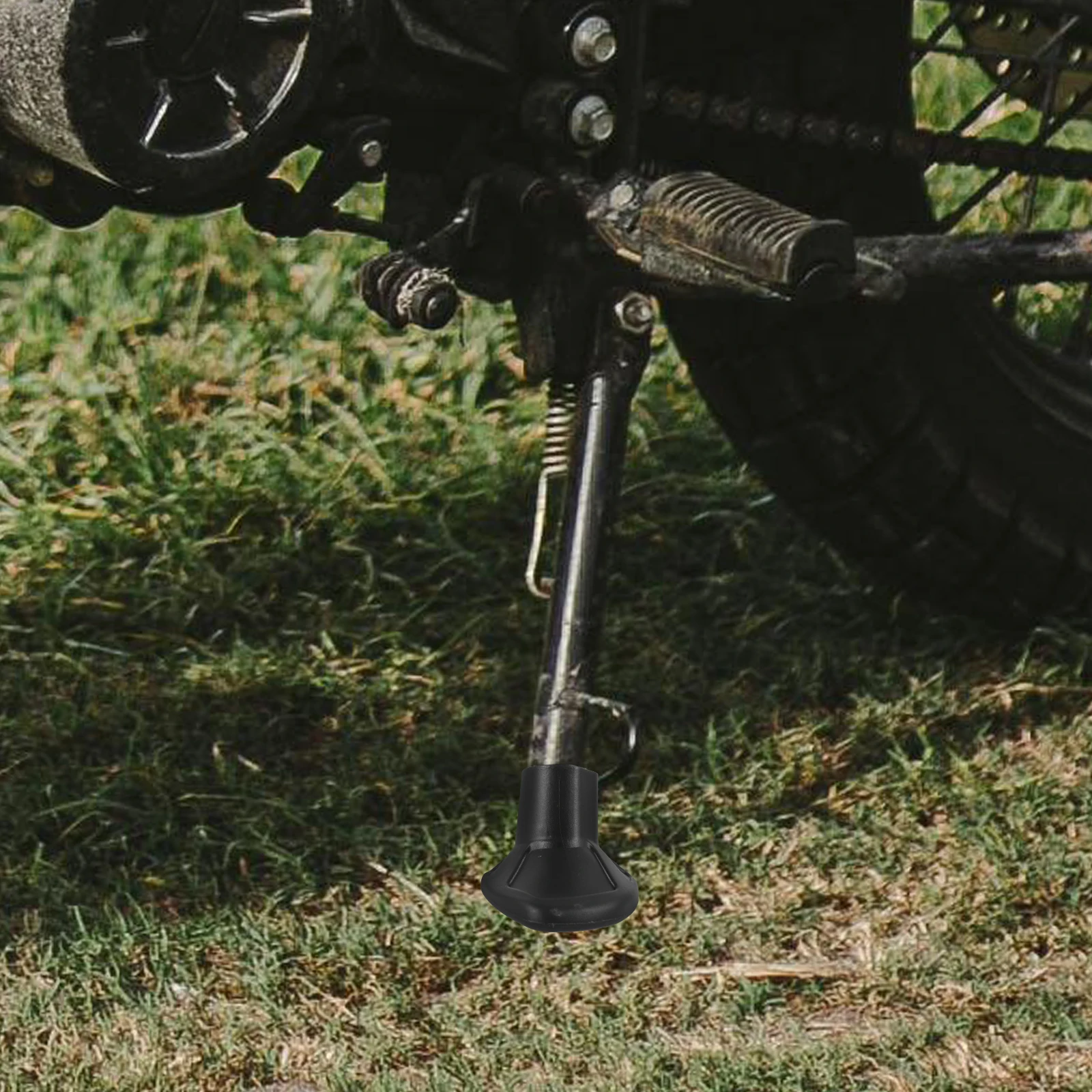 

Motorcycle Kickstand Black High Step Motorcycle Side Foot Pad for KTM300XC/XCW Side Support Plate Sturdy Long Use Parking Stand