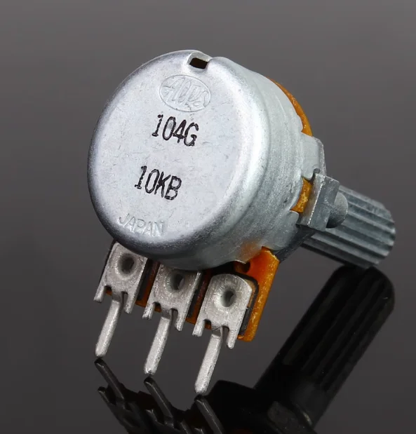 4pcs/lot Japanese original ALPS RK163 16 type 10KB 50KB 100KB single connection tripod volume Potentiometer free shipping