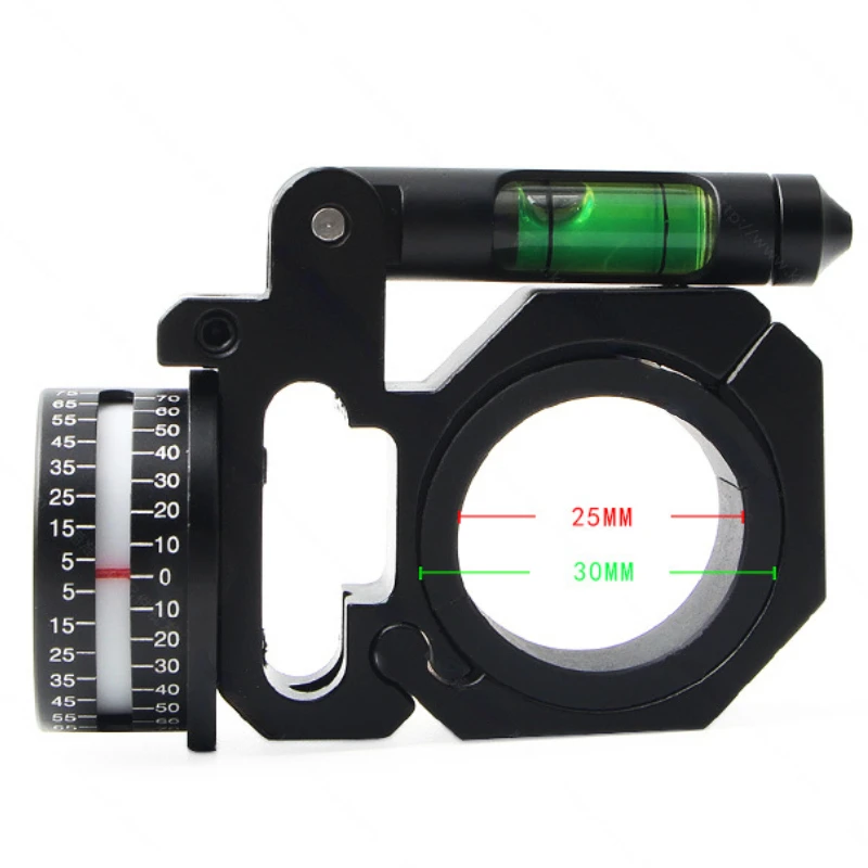 1 inch 25/30mm High Accuracy Angle Cosine Indicator Kit and Bubble Level Fit Tube Rifle Scope Picatinny Weaver Rail Mounts