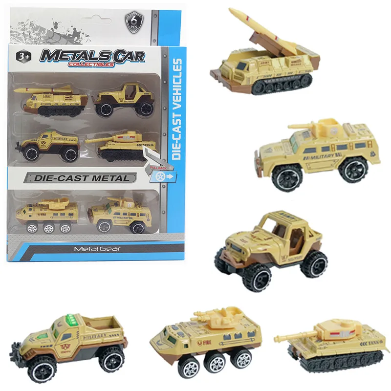 1:64 Alloy Engineering Vehicle Car Model,Farm Tractor Toys,Military Tanks,Children's Gifts in Original Packaging,Wholesale