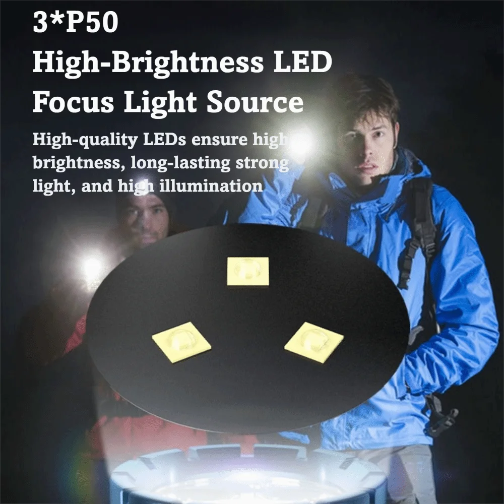 Multifunctional Design EDC Flashlight Aluminum Alloy Magnetic Tail Rechargeable Torch Cap Lamp Four Color Side Lights