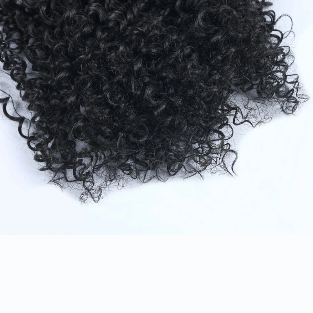 Hot Sale Small Curl Water Wave Hair Weave,Synthetic hair Blend Bundles Soft Longer Curly Hair Kinky Curl 100g