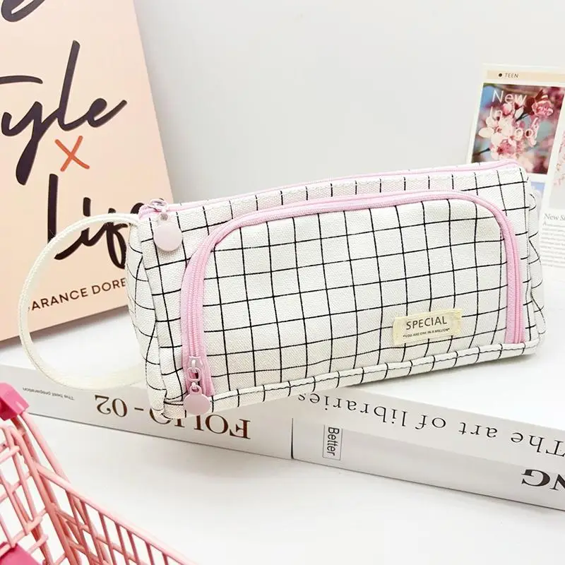 New Multi Layer Large Capacity Pencil Case Pen Storage Supplies Pen Box Kawaii Pencil Cases Bags Stationary School Supplies