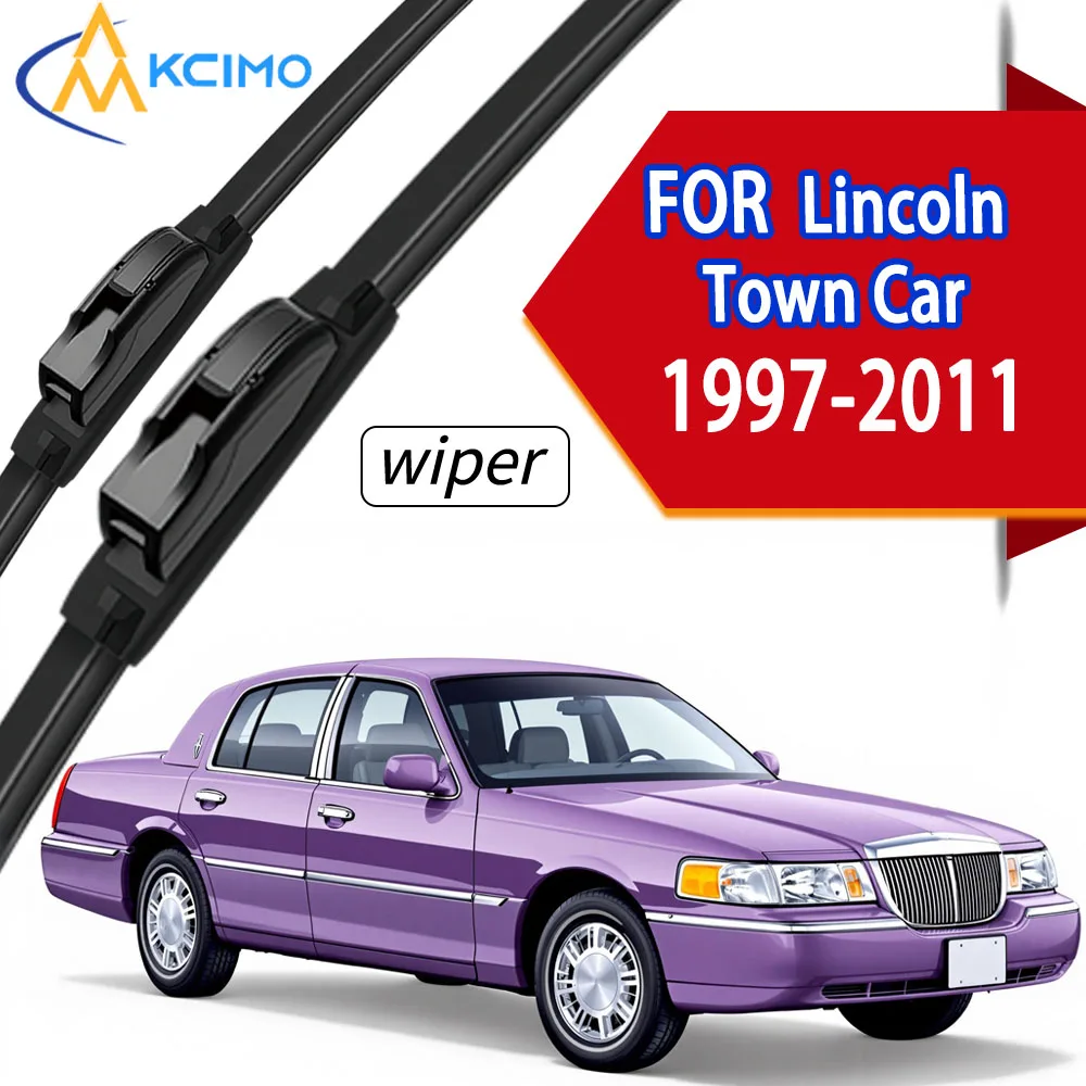 

Premium OEM Spec Front Windshield Wiper Blades, Long-Lasting Rubber Wipers for Lincoln Town Car 1997-2011.