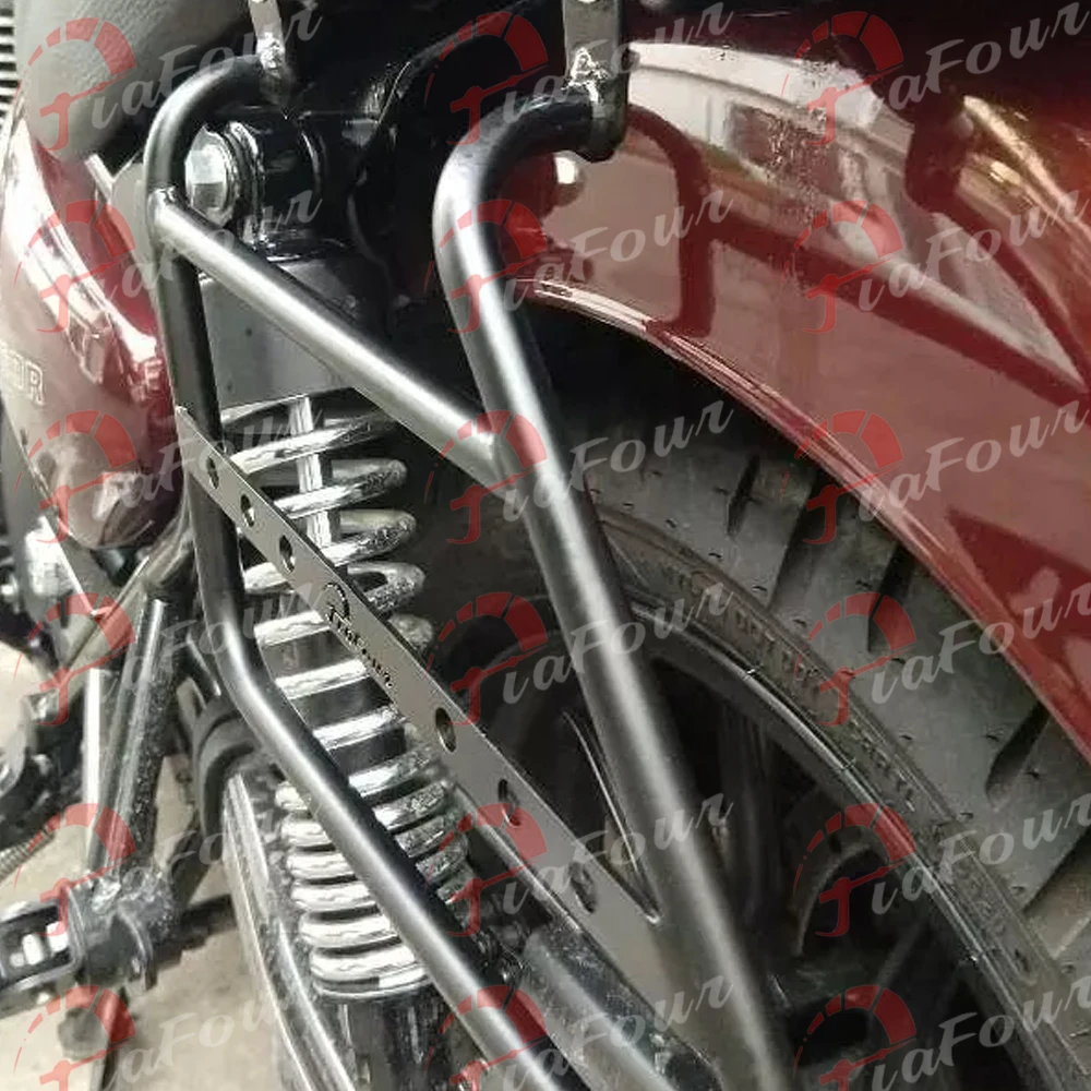 FIT For Meteor 350 Meteor350 2021-2024 Motorcycle Left Right Side Saddle Bag Side Trunk Bag Support Bracket Holder