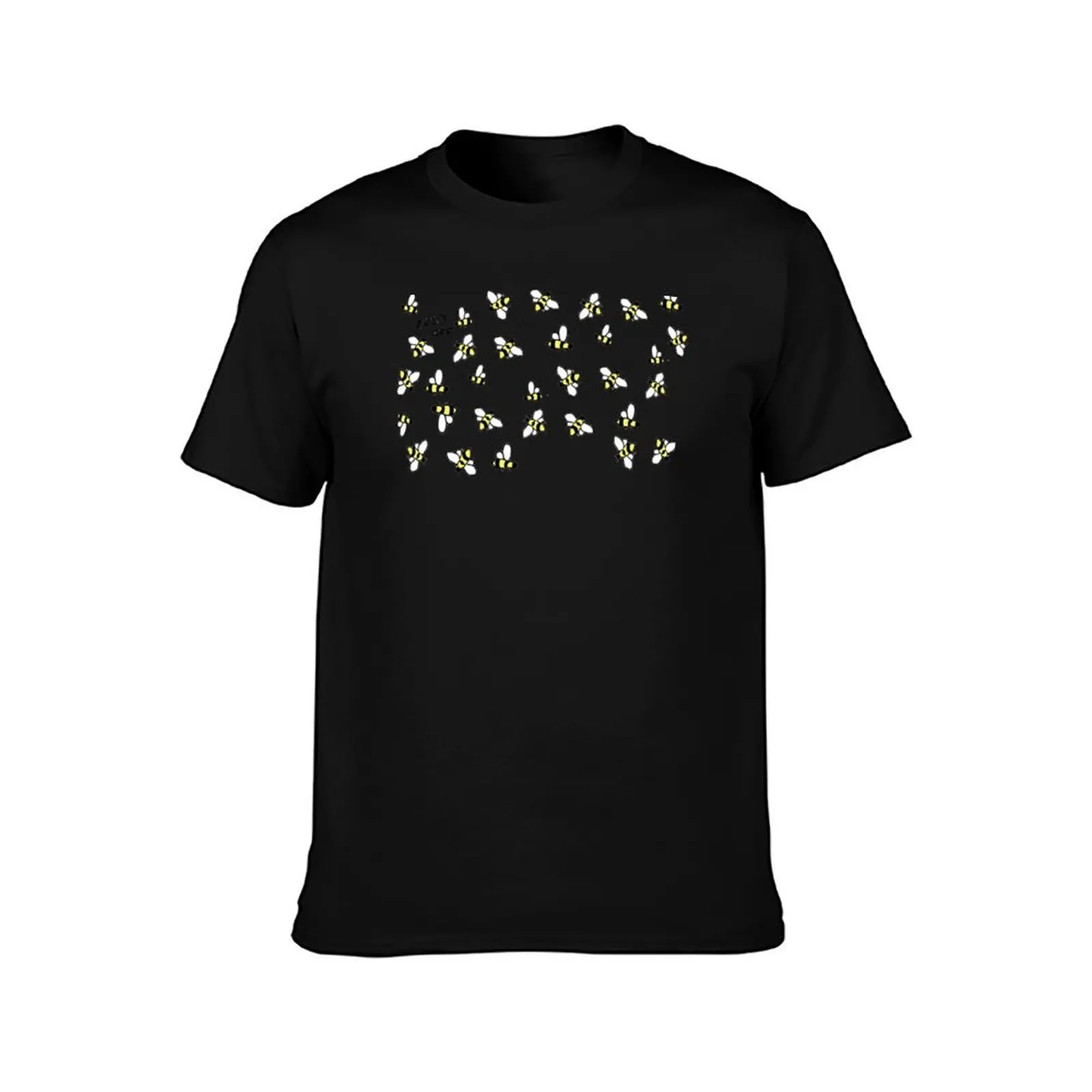 Buzz Off Bees T-Shirt Basic Solid Color Casual Tee Shirt T-Shirt