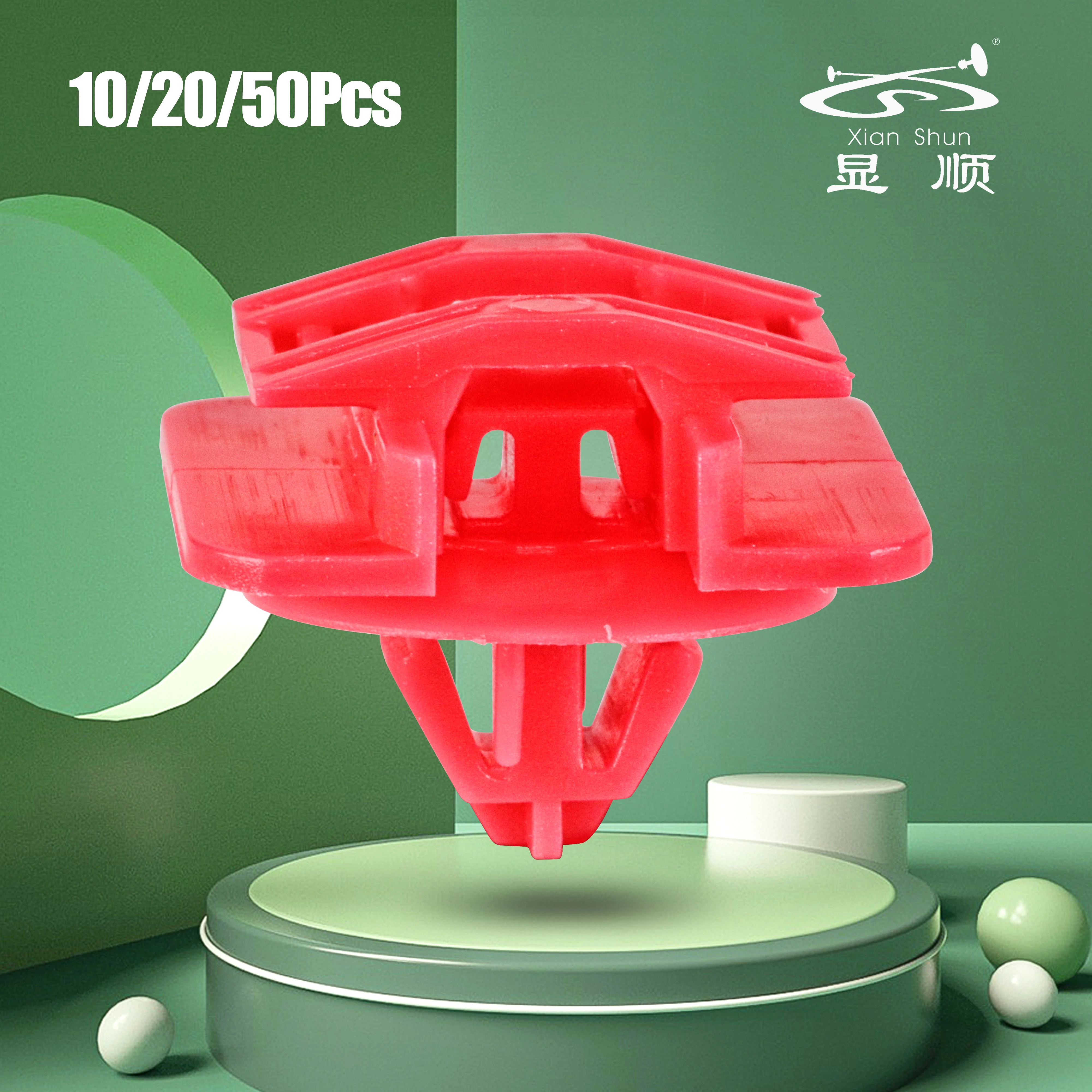 

10/20/50Pcs Red POM Side Moulding Interior Replacement Parts Car Fastening Clips Car Accessories For Renault 7703077363