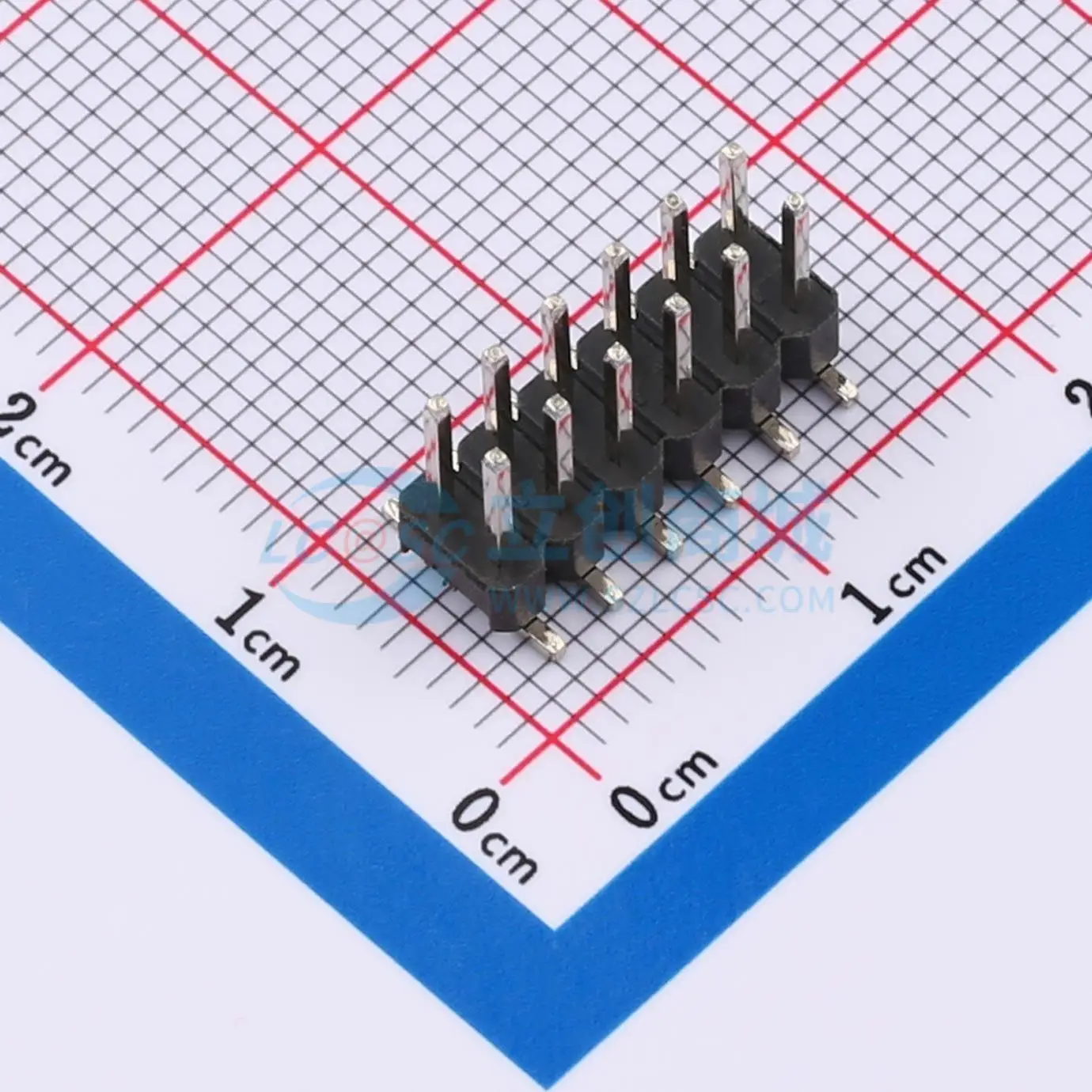 105pcs HX PZ2.54-2x6P TP SMD P 2.54mm 2x6P 2.54mm Pin Header Connector