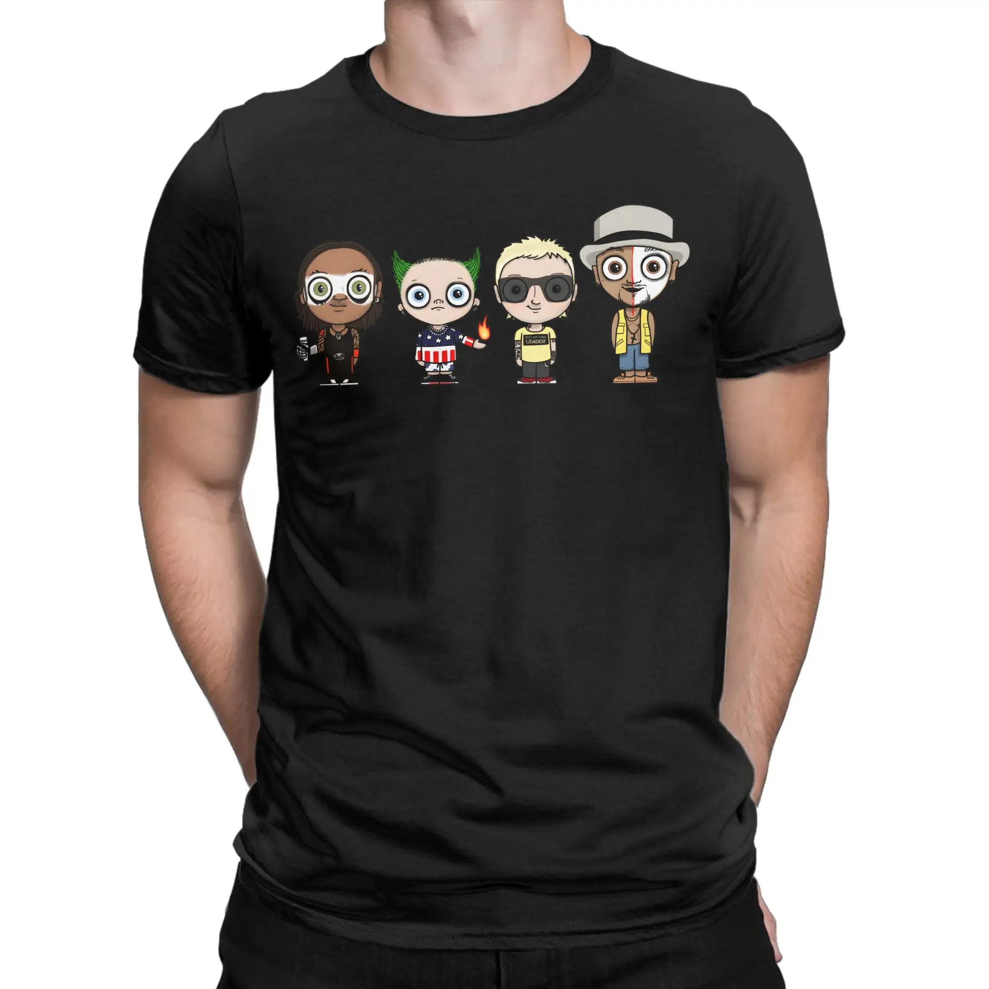 Firestarter The Prodigy  T Shirt Male  Vintage Cotton T-Shirts Summer Crewneck Trending Tees Loose Oversized Clothing