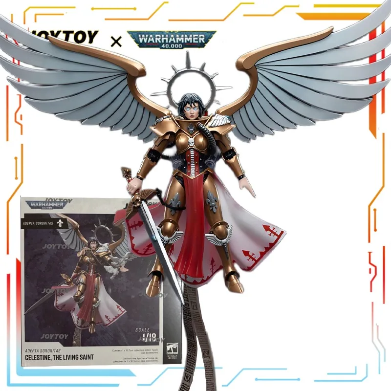 スポット商品 JOYTOY オリジナルウォーハンマー 40k シリーズリビング聖人アニメアクションフィギュア模型玩具グッズモデルギフト男の子のための