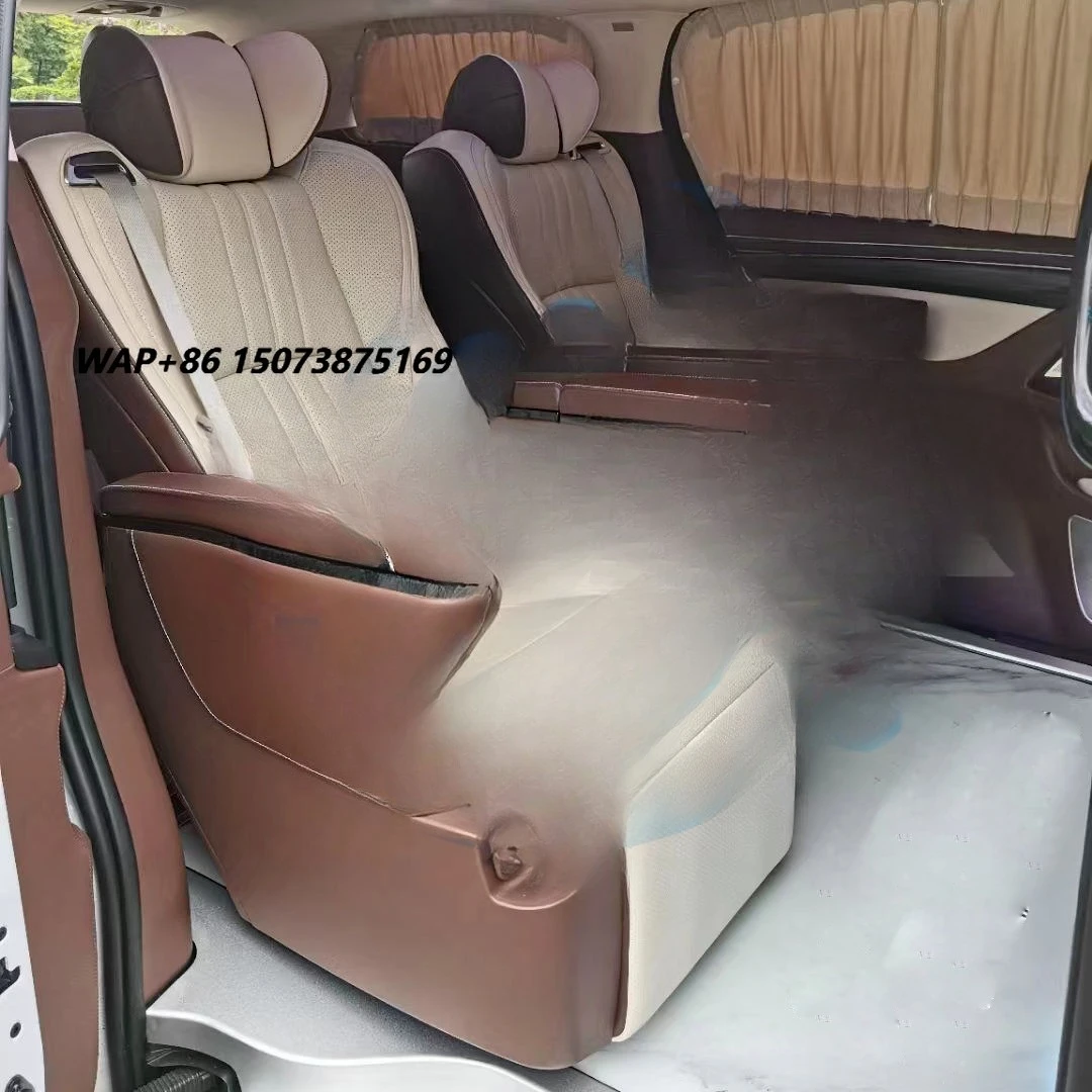 Modified Electric VIP Luxury Leather Adjustable Car Seat with Massage Ventilated for Vito GL8 MPV