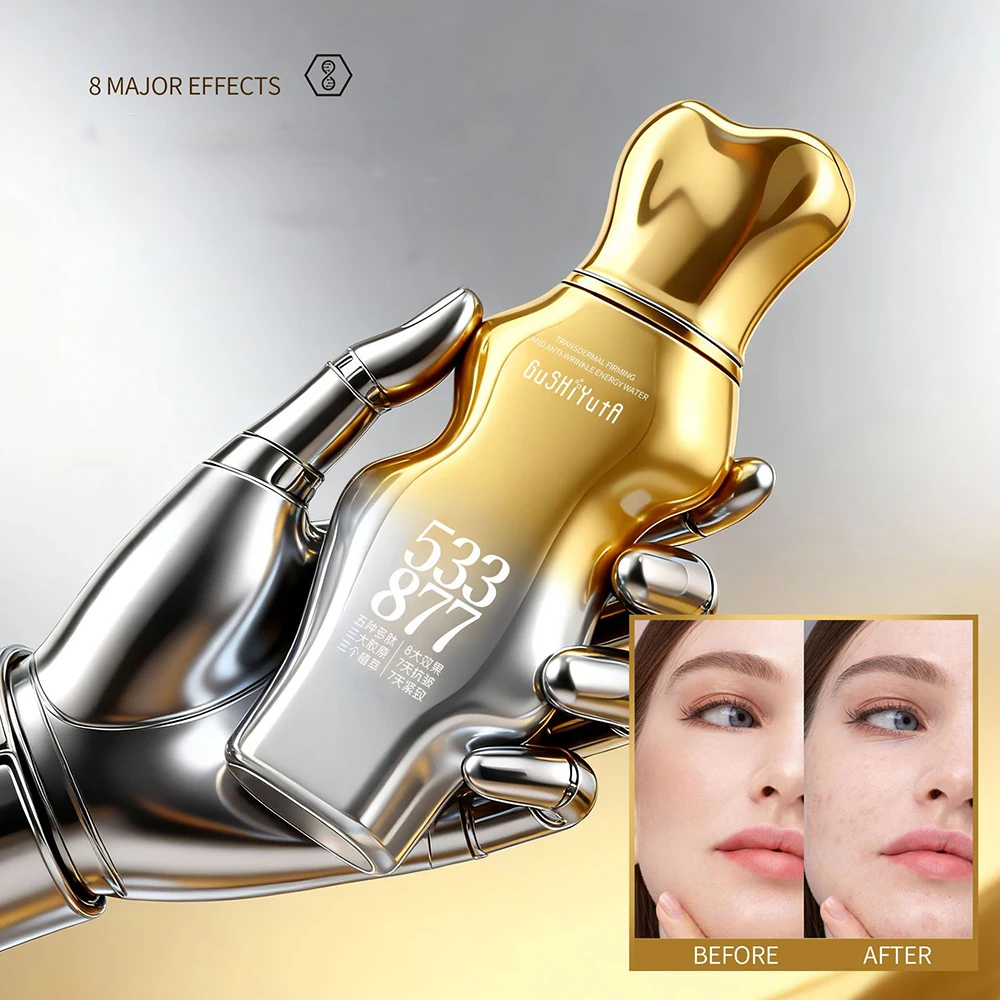 سوبر كوندكتوينج الكولاجين عبر الجلد تشديد تقليل الخطوط الدقيقة الطاقة المياه مكملات الوجه ترطيب السيطرة على النفط الحبر