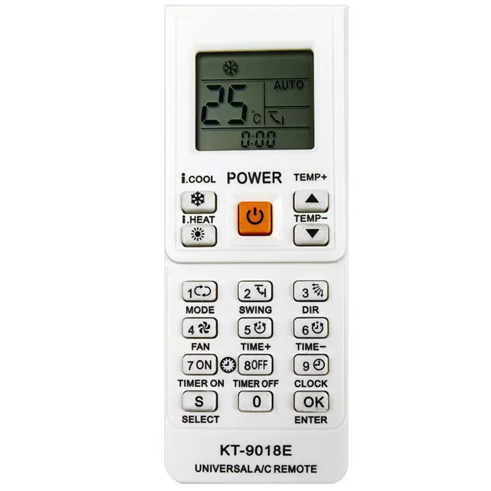 KT-9018E Air Conditioner Remote Control Universal Air Conditioning A/C Controller 4000 in 1 For Toshiba Panasonic Dropshipping