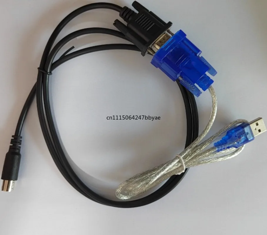 For FX2N PLC Industrial Control Board Download Cable USB to RS232 DB9 Communication Wire