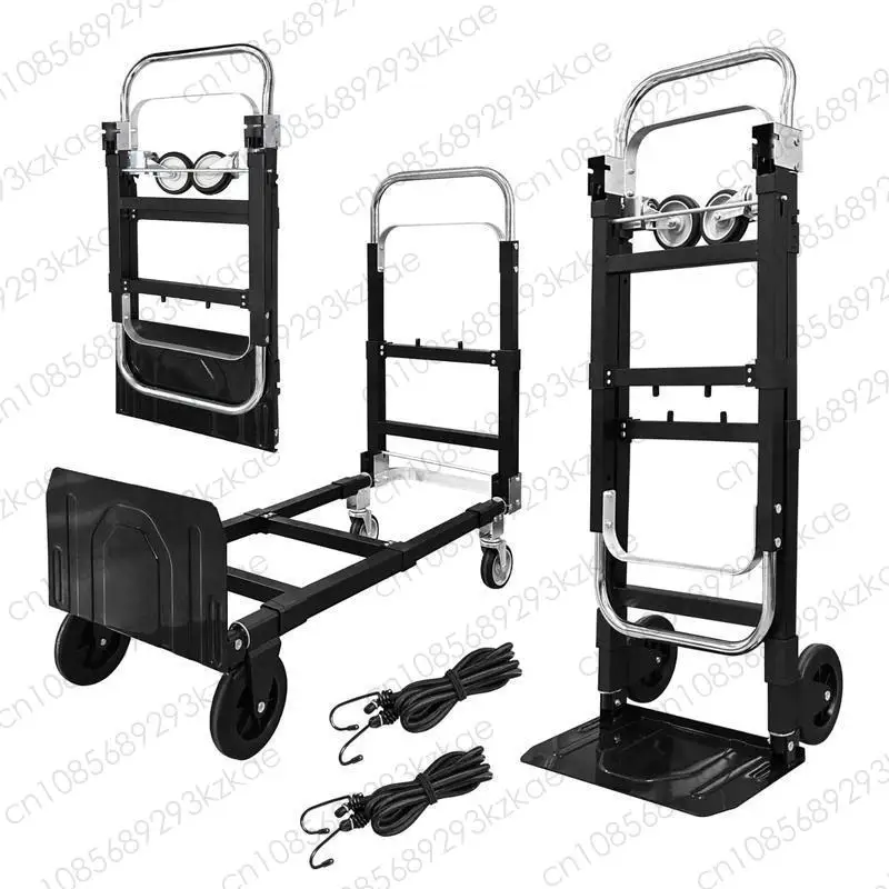 

Multifunctional Handcart Portable Foldable Telescopic Handcart Flatbed Home Luggage Express Delivery Transportation Tool