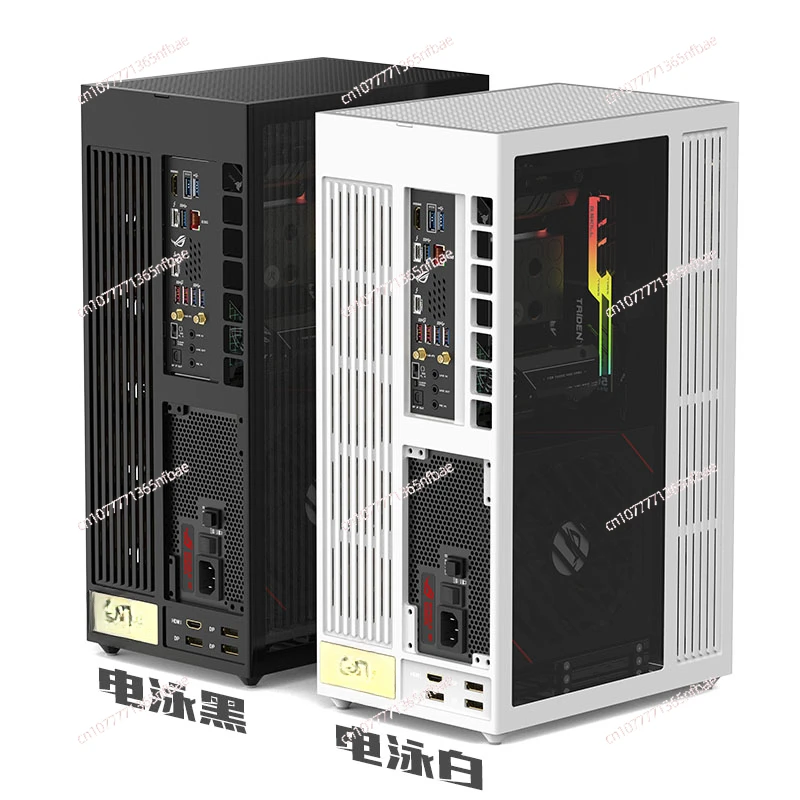 V2 Water-cooled Vertical ITX Chassis Independent Display Supports 40 Series Graphics Card ATX Power Supply