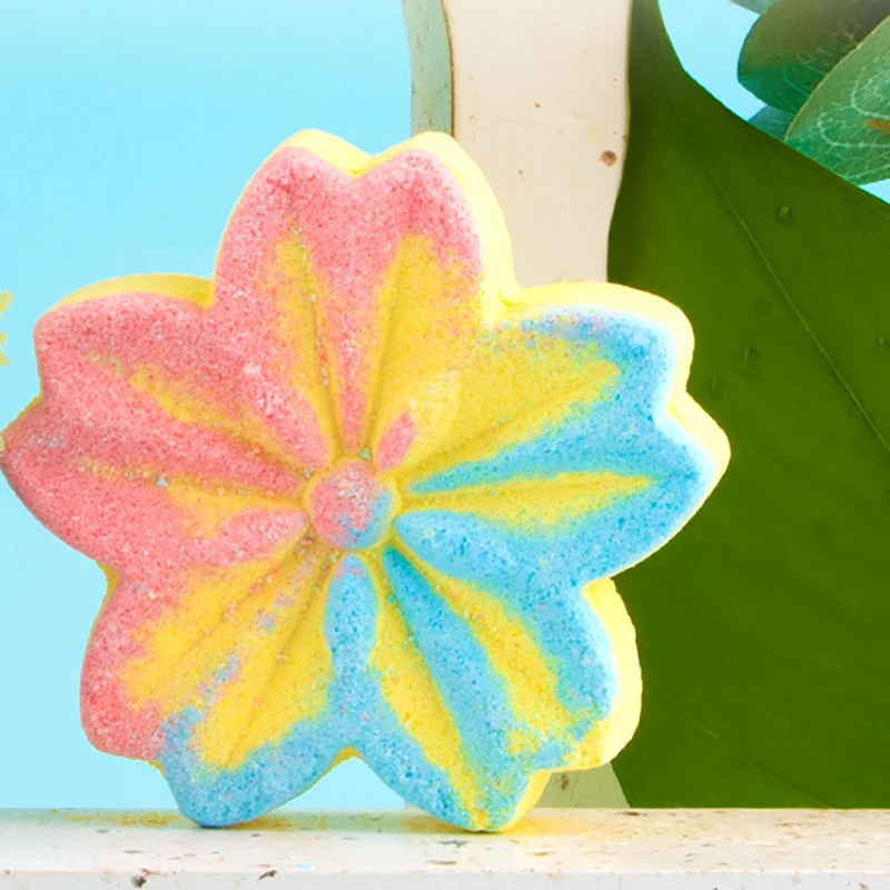 3Pcs Colorful Cherry Blossom Bath Ball High Permeability And Easy Absorption Essential Oil Dried Flower Bath Salt Bath Ball