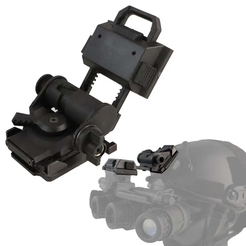 BOOIU-Night Vision Óculos Suporte Suporte, L4G24, Suporte NVG, Bracket Mount, Acessórios Capacete, PVS15, GPNVG18