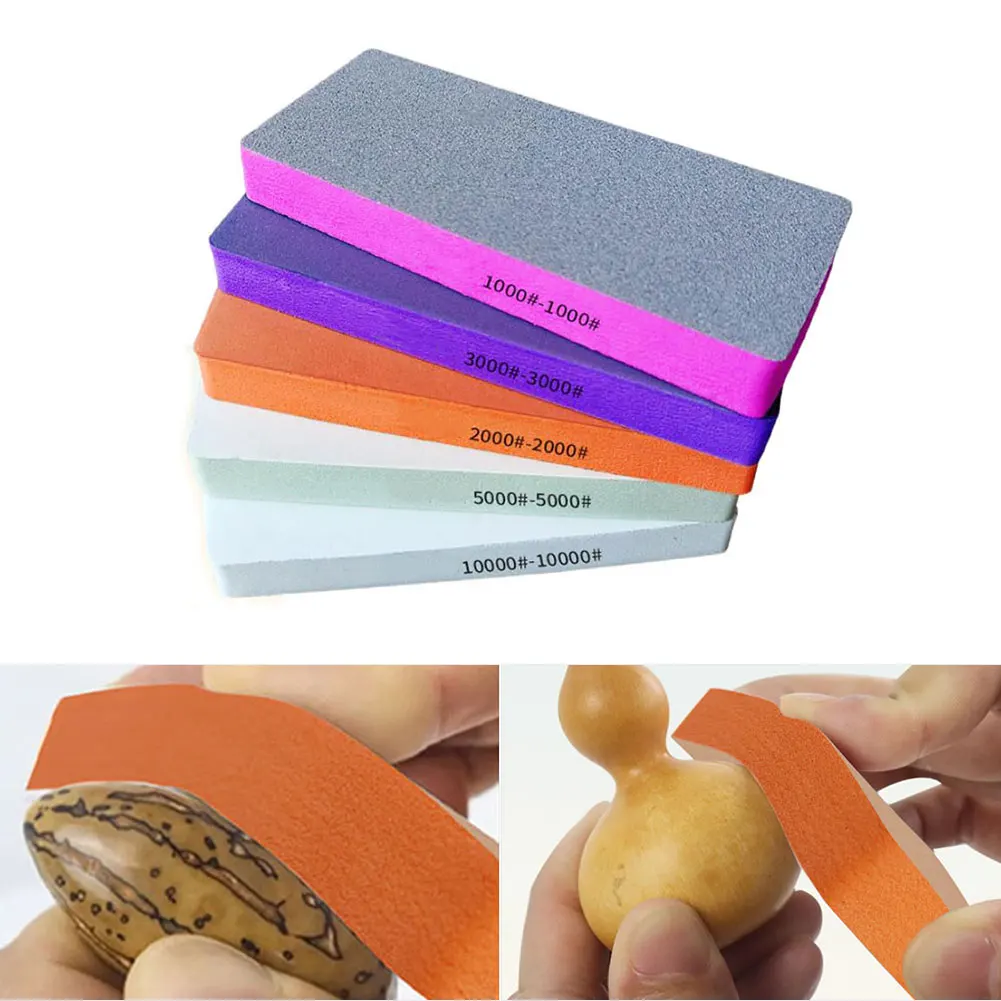 1PC Polishing Sponge Block  Wall Grinding Sponge Sand Block Sandpaper Sand Brick Double Sided Polishing Board
