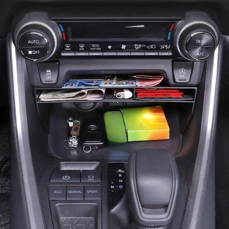 For Toyota RAV4 WILDLANDER Central Control Storage Box Armrest Box Storage Change Decorative Automotive Modification Accessories