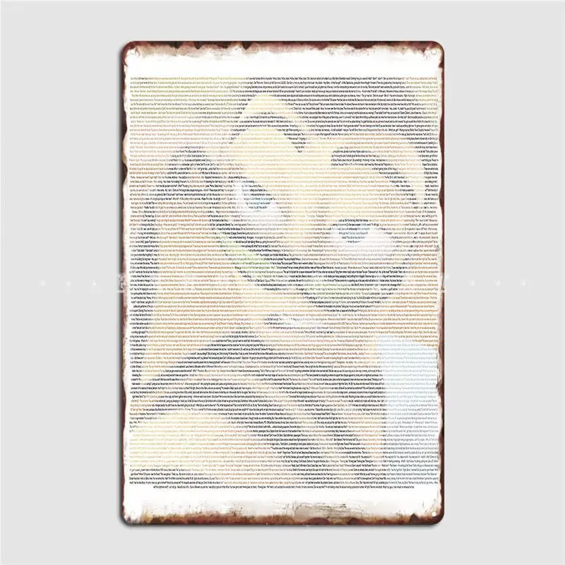 The Entire Bee Movie Script Poster Metal Plaque Cinema Kitchen Club Bar Funny Plaques Tin Sign Poster