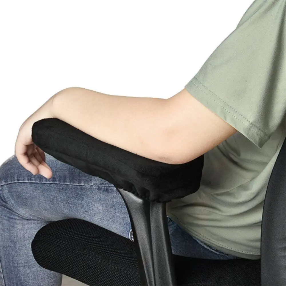 Arm Rest Soft Armrest Cushion Foam Elbow Comfortable Chair Armrest Pad Forearm Support Arm Rest Cover Home Office
