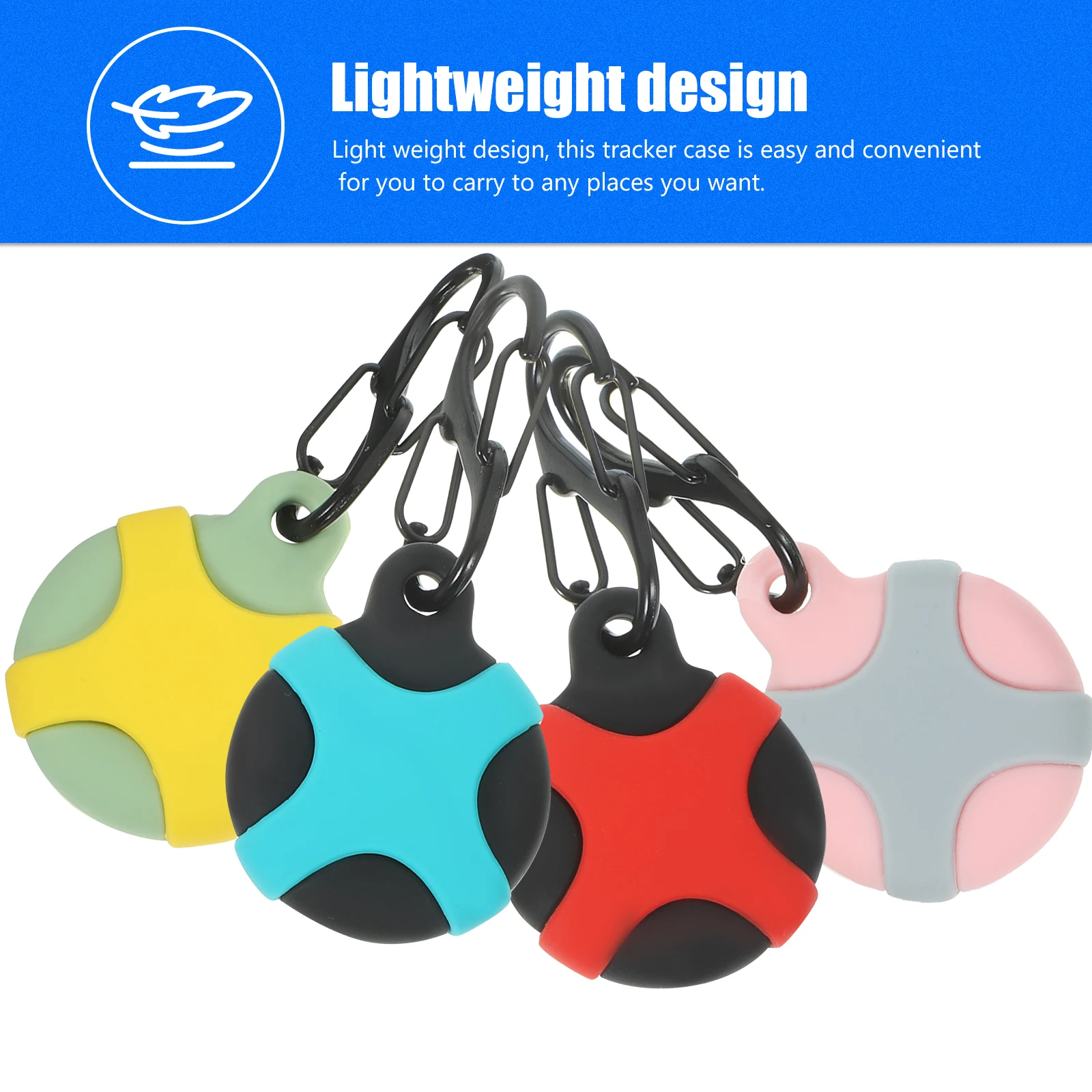 

4 Pcs Waterproof Protective Case Locators Silicone Protectors Tracker Cover Tracking Device