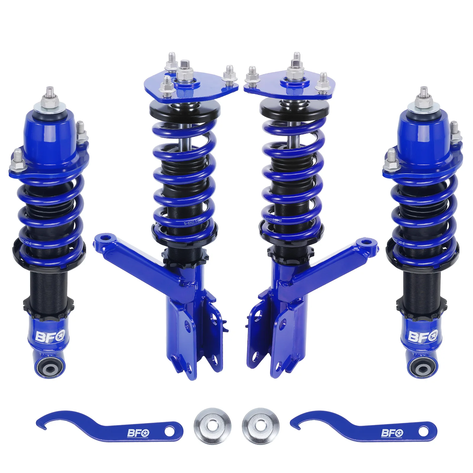 

Комплект передней и задней койловерной подвески для Honda Civic & Si 2001-2005: амортизационные стойки
