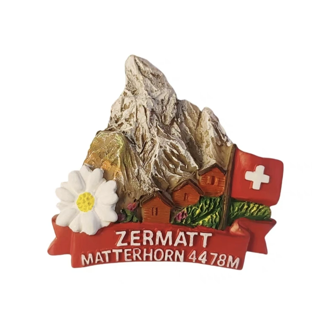 Europe Switzerland 3D Fridge Magnets Tourism Souvenir Refrigerator Magnets Sticker Collection Handicraft Decoration Articles