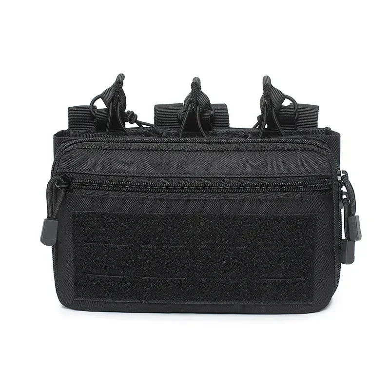 Taktische Molle Dreifach-Magazintasche 5.56 M4 Magazinhalter Outdoor Wandern Jagd Admin-Weste Taschen EDC Werkzeug-Organizer Hüfttasche – Detail 4