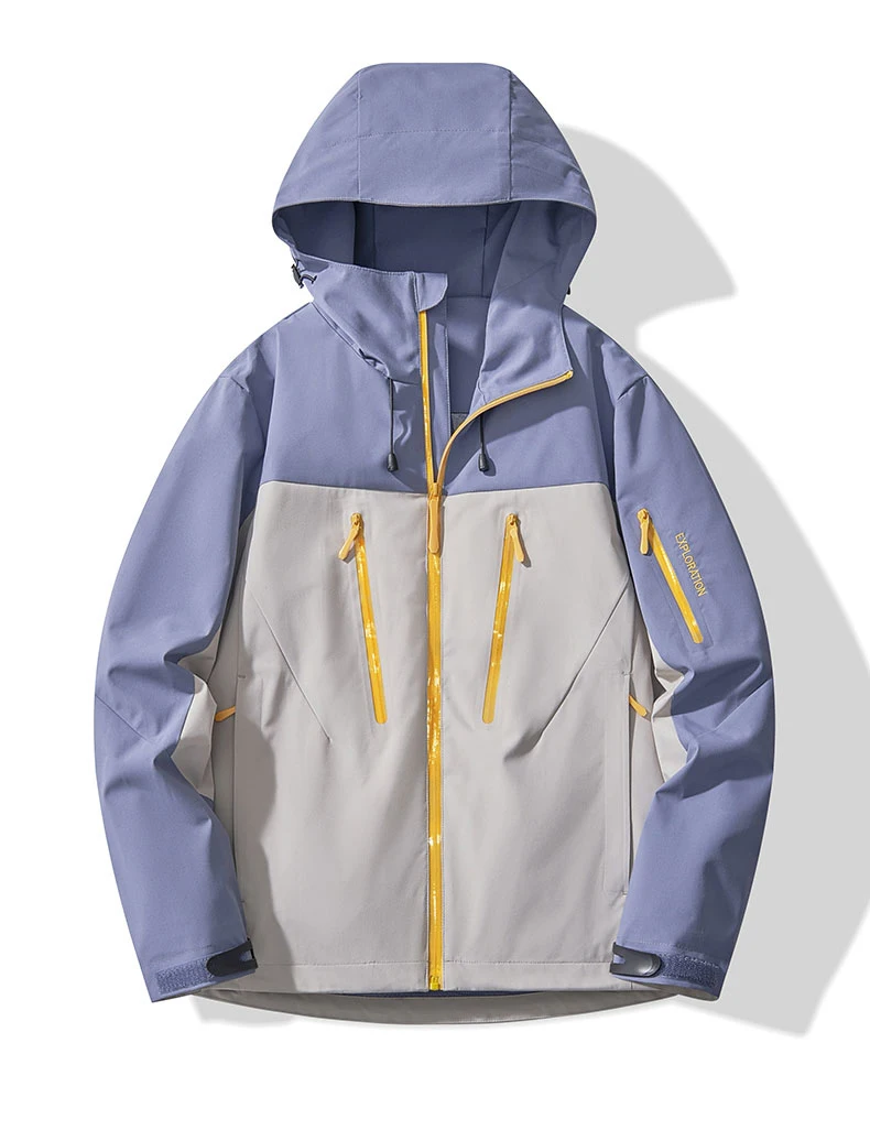 JNLN Unisex Regenmantel Wandern Camping Trekking Bergsteigen Wasserdichte Jacken Männer Frauen Outdoor Sportliche Winddichte Windjacke – Detail 17
