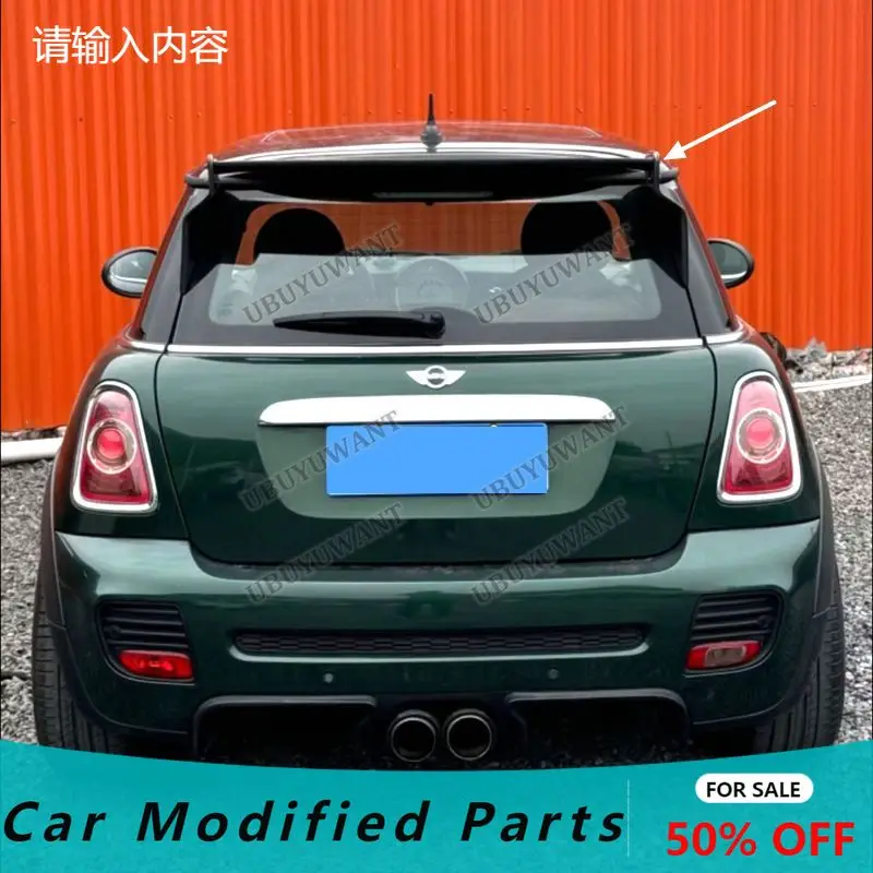 Carbon Fiber Roof Spoiler For BMW Mini Cooper 06-13 R56 Ver.2.11/2.12 Type B JCW Style Top Wings Body Kits Exterior Accessories