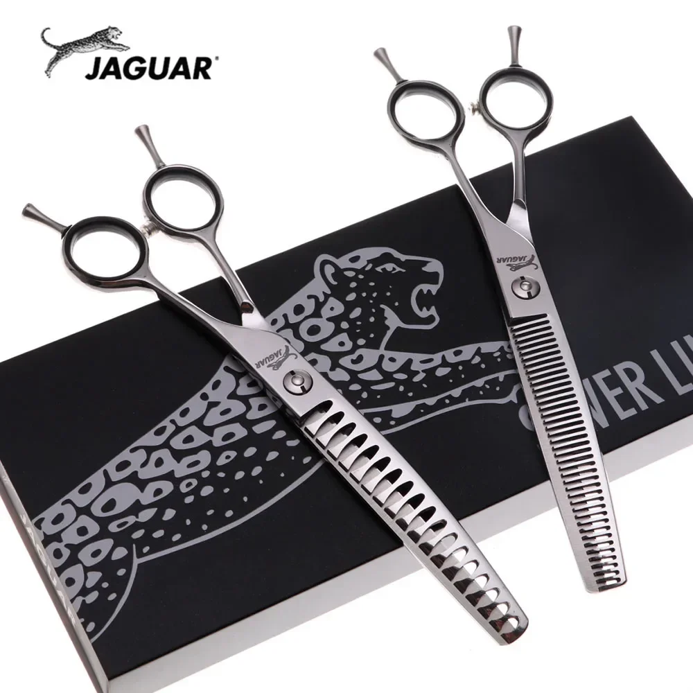 JP440C 7.0 inch Professional Dog Grooming Shears Curved Thinning Scissors for Dog Face Body Cutiing High Quality