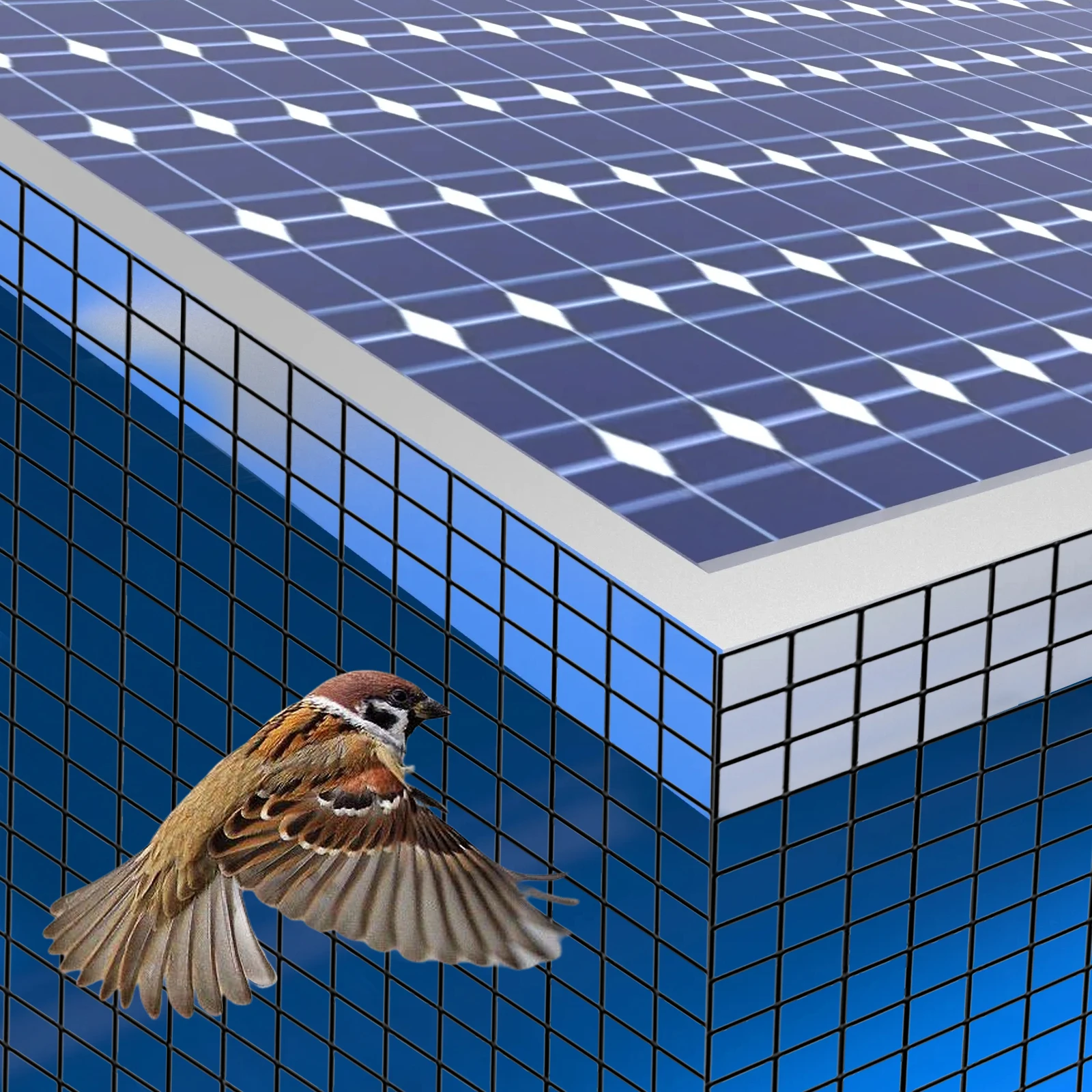 Solar Panel Bird Guard Squirrel Critter Guard 6in X 100ft 70 Fasteners Clips Bird Proofing Wire Screen Protection Wire Mesh image 2