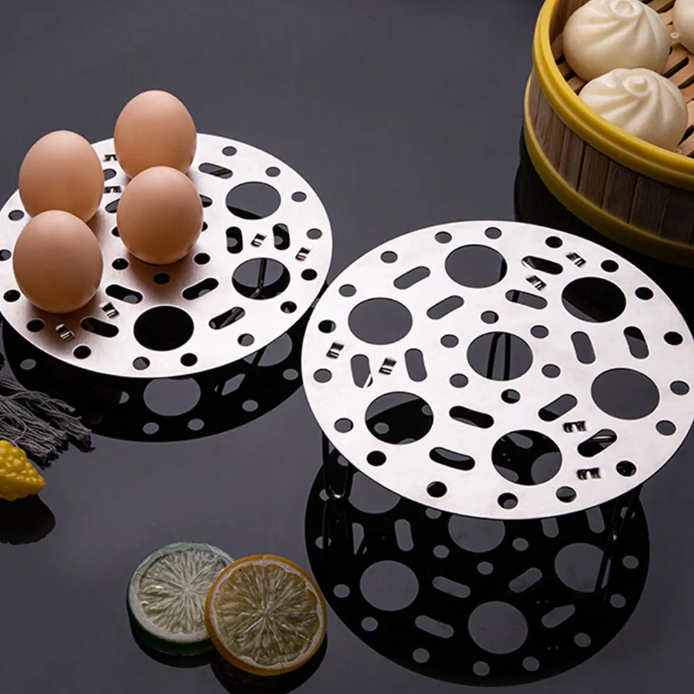 

Stainless Steel Steam Rack Cooking Stand Steaming Holder Household Kitchen Supplies Egg Eggs Cooker