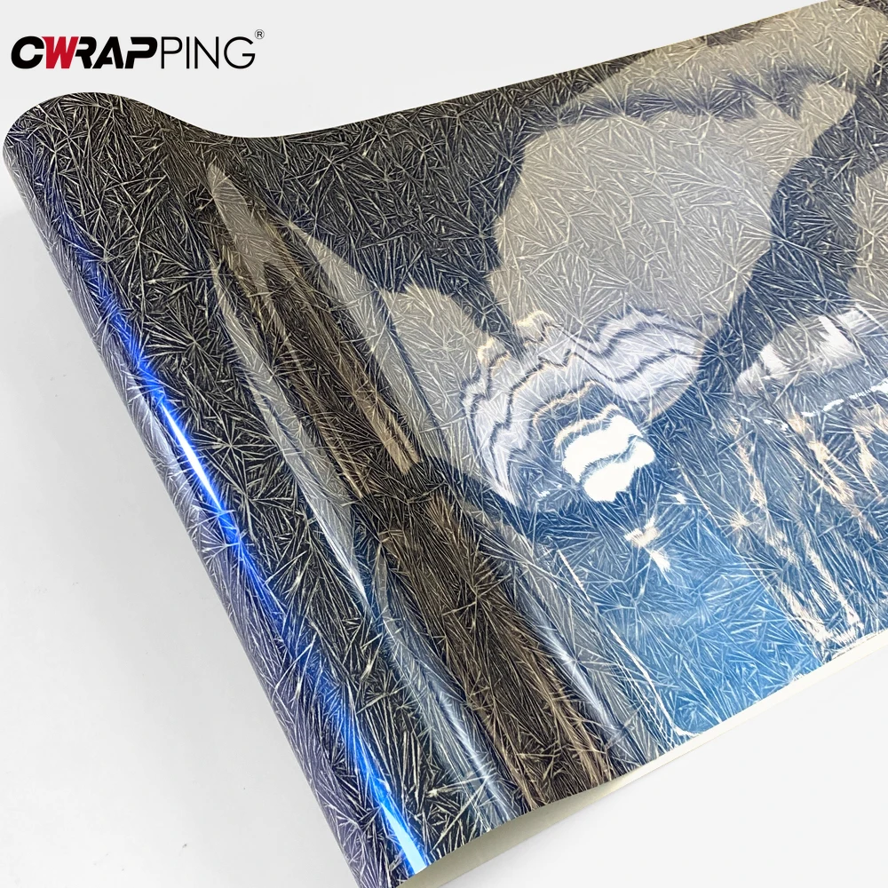 

Motorbike Creative Stickers Ice Crack Vinyl Car Protective Film Bubble-free Waterproof Anti-scratch Auto Equipment Accessories