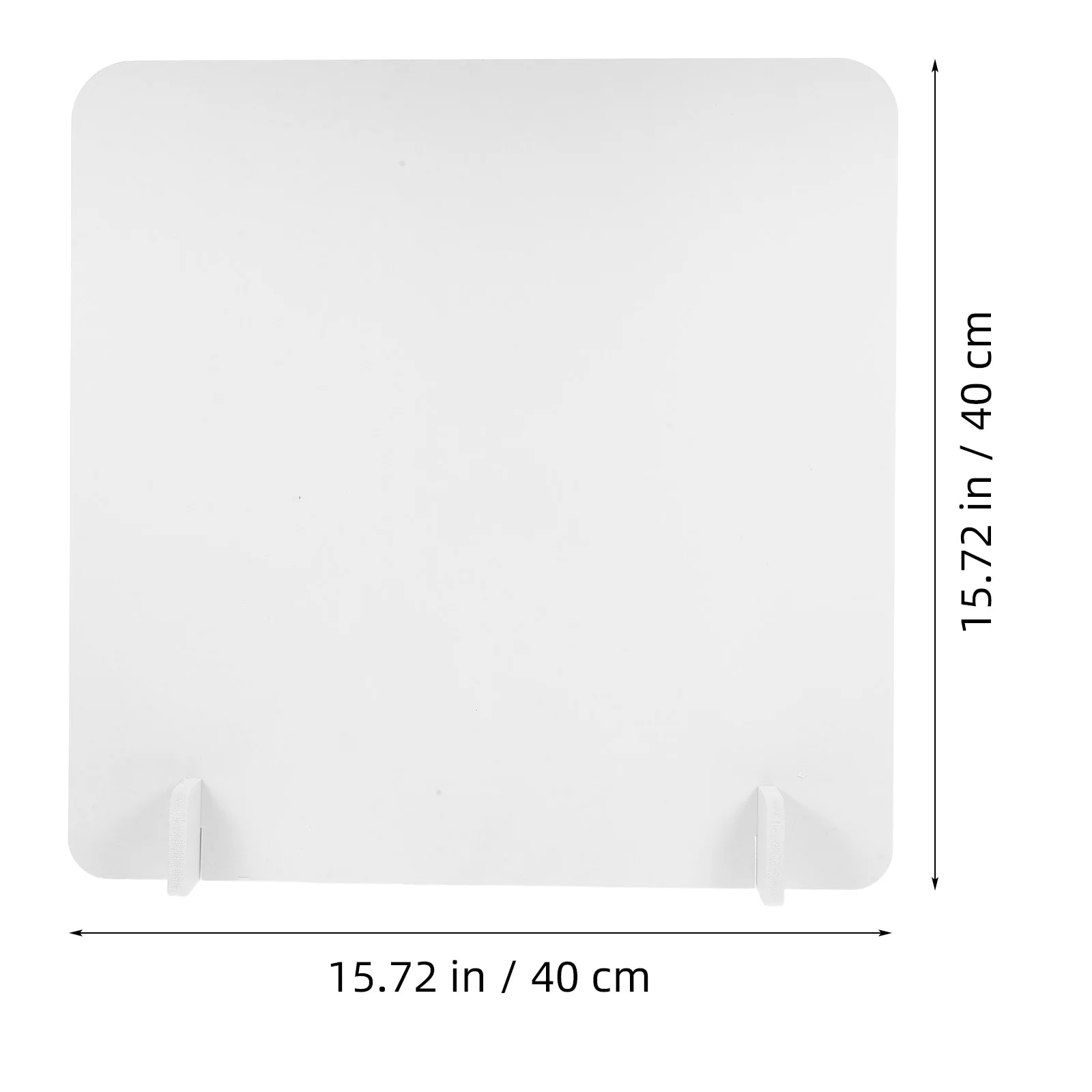 Professional Partition Board PVC Spray Proof Guard Return to Work School Dining Room Desktop Partition Board 40cmx40cm