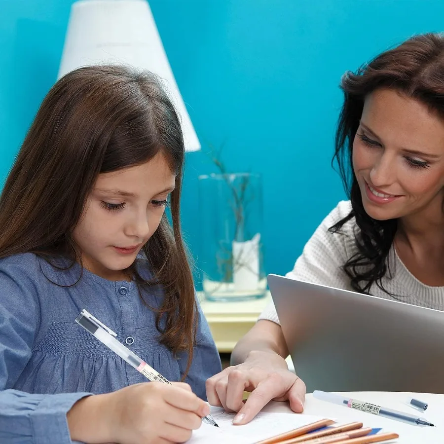 أقلام جل 12 كولو بول نقطة دقيقة 0.5 مللي متر حبر تدوين أقلام للمكتب الياباني الكوري لوازم مكتبية مدرسية متنوعة 12C