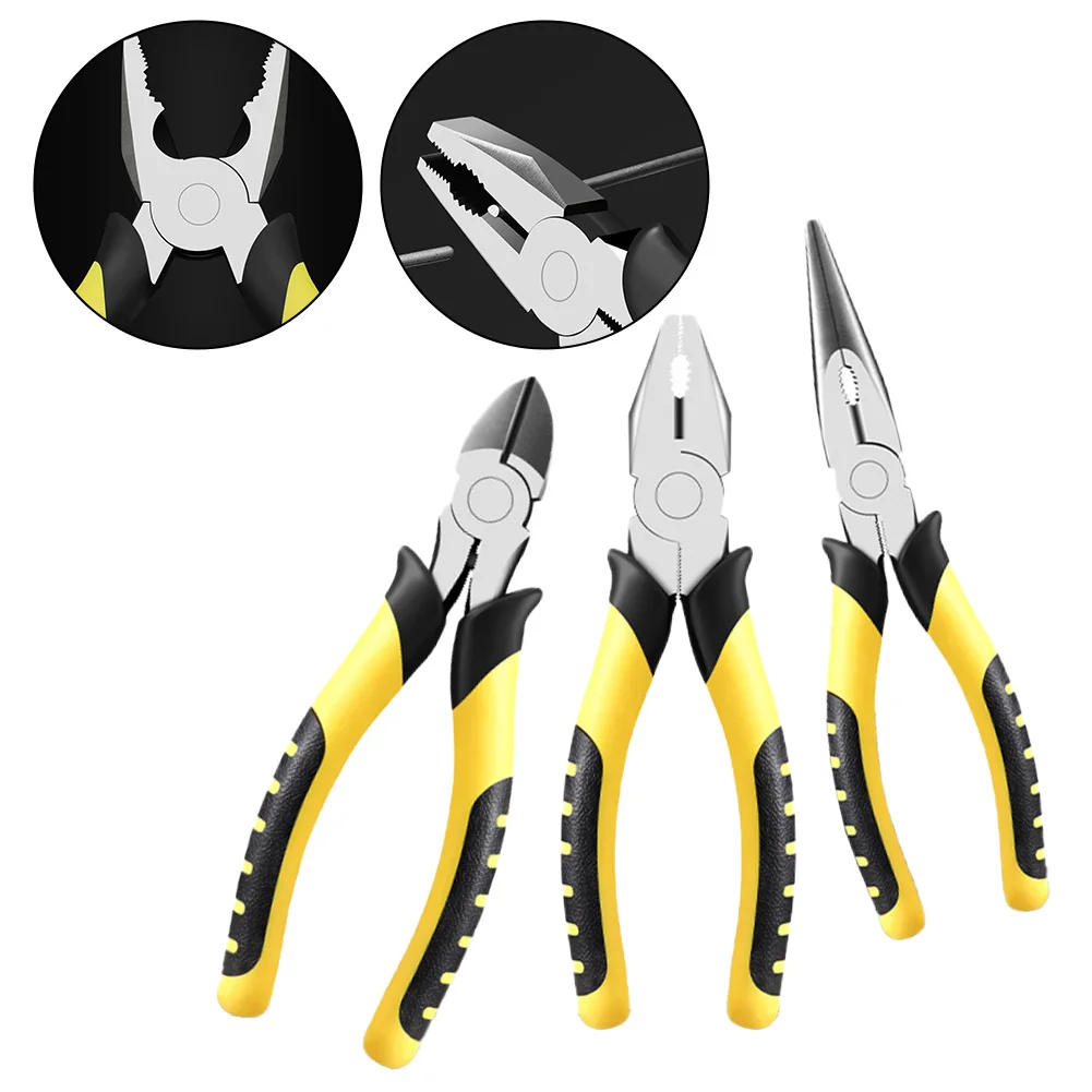 

6inch Wire Cutter Pliers Long Needle Nose Plier High Carbon Steel Jewelry Making Wire Cutter Electrician Wire Stripping Tool