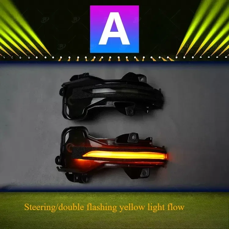 Special Car Rearview Mirror, Flowing Water Turn Signal, and A Touch of Blue Daytime Running Light Modification for Honda HRV