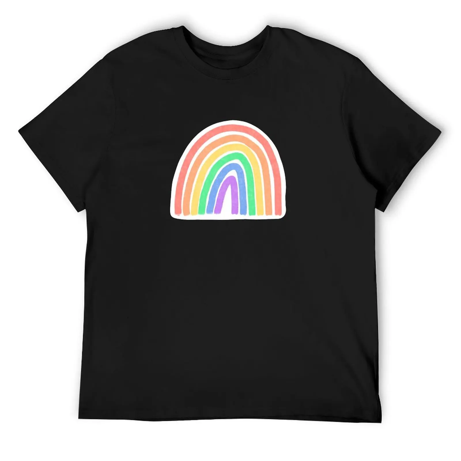 Rainbow T-Shirt new edition vintage t shirts aesthetic clothes anime tshirt mens graphic t-shirts pack