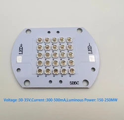 High Power 28W UV 275nm 280nm Deep UVC LED Ultraviolet Lamp Bulb Steriliza Integrated  Equipment Board