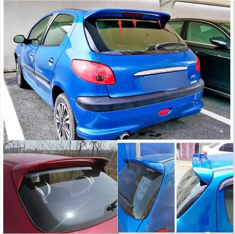 

Car COLOR PAINT Rear Trunk Spoiler Wing Spoiler Rear Diffuser (1 PCS) For Peugeot 206/207