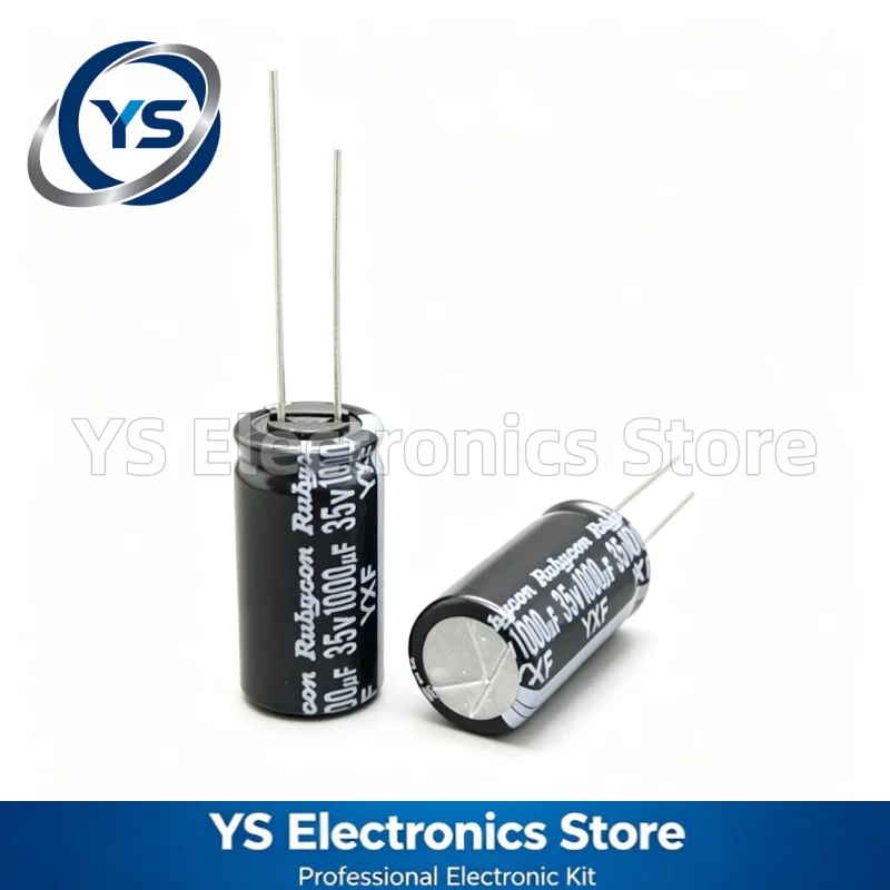 Rubycon YXF Series 35V1000UF 12x25mm 35YXF1000MEFC12.5X2 1000UF35V 35V 1000UF Electrolytic Capacitor New Original Capacitors 20%