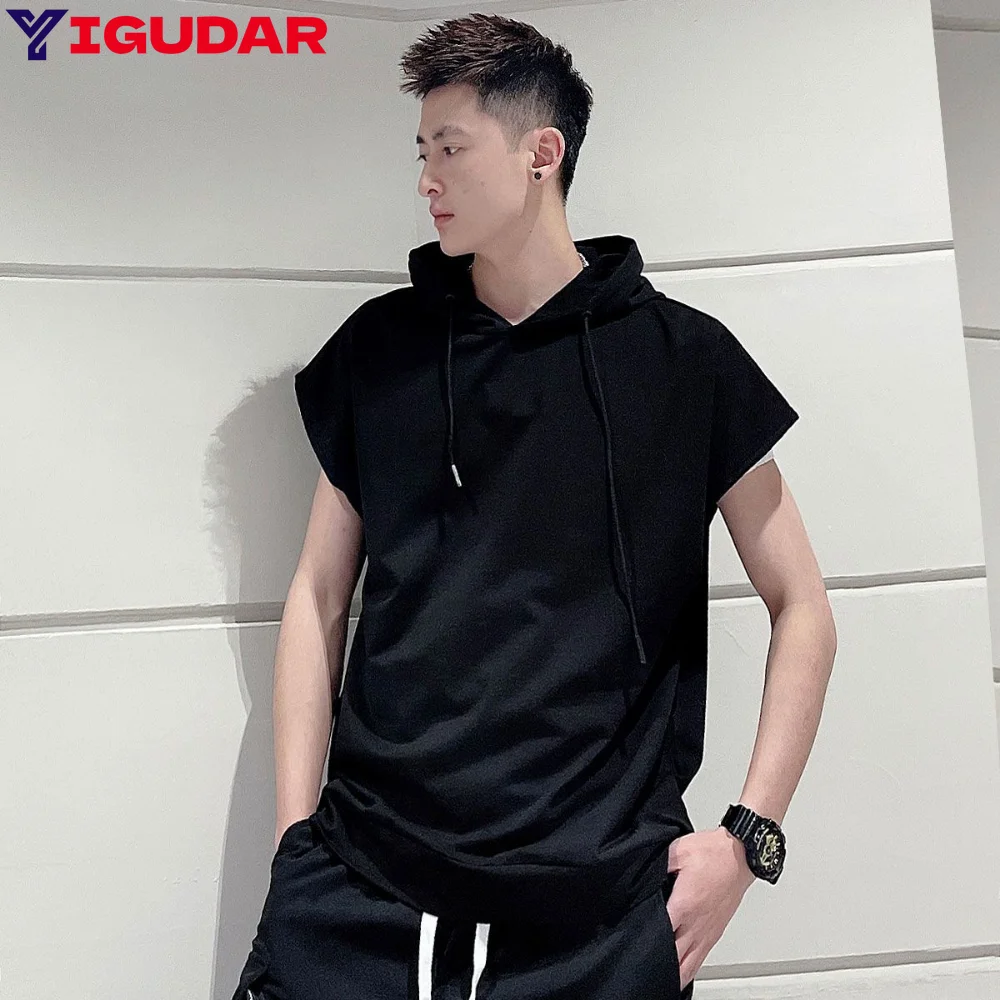 

Tank Top for Men Mesh Quick Dry Sleeveless Shirts Summer Mens Fitness Clothing Loose Gym Clothes Workout Solid Color Vest Tops