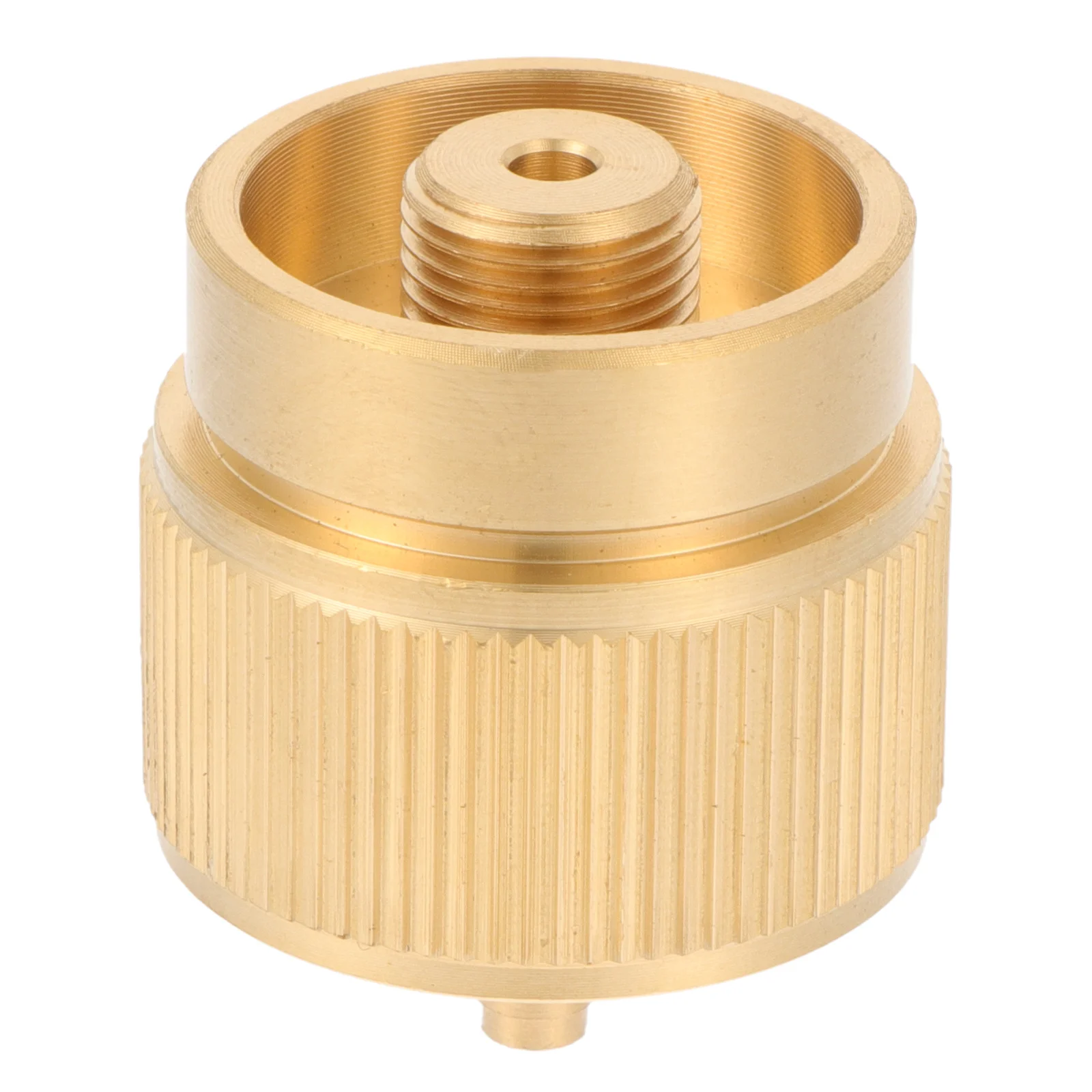 อะแดปเตอร์โพรเพนแบบพกพา ตัวแปลงถังแก๊สทองแดงขนาดเล็ก อุปกรณ์ตั้งแคมป์ ติดตั้งง่าย ใช้งานสะดวก น้ำหนักเบา สะดวกในการเดินทาง