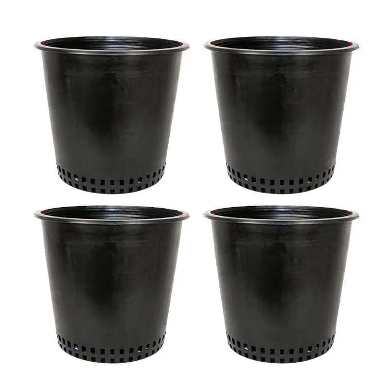 Gardening Pots Set Breathable Flower Pots Convenient Packaging Drainage System Easy Maintenance Gardening Tasks