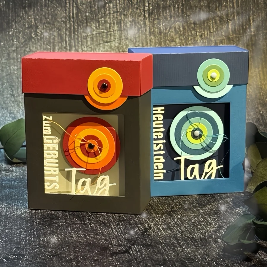 2026 Neu eingetroffene runde große Metall-Stanzformen für DIY Scrapbooking, Kartenherstellung, Schablonen, Prägung und Basteldekoration