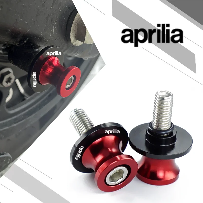 

For Aprilia RSV4 RS660 RS4 RS125 Tuono V4 APR GPR150 GPR125 GPR250 Motorcycle Accessories CNC M6/M8/M10 Swingarm Spools Sliders