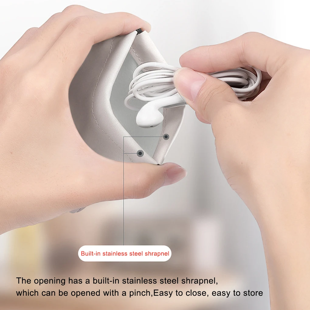 Сумка мягкая Мини Портативная сумка для наушников сумка кошелек аксессуары черный